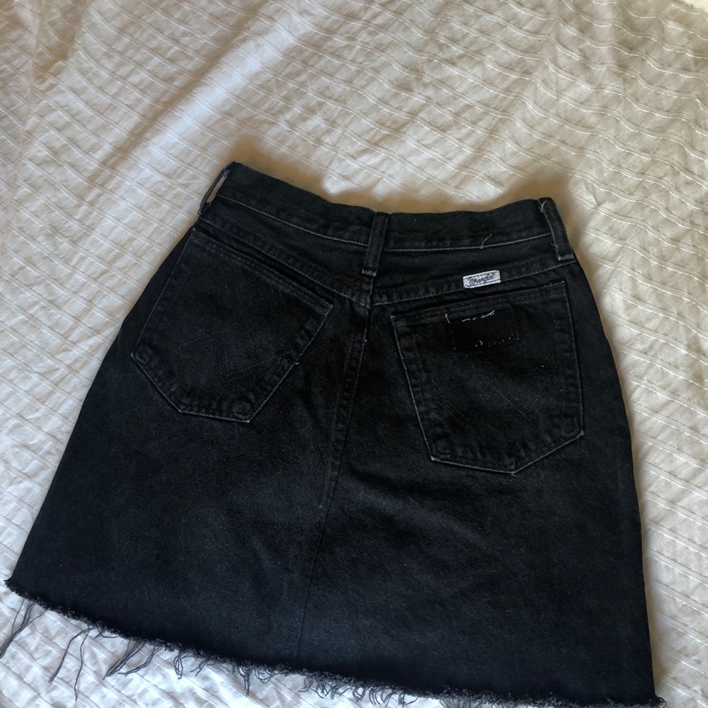 Wrangler Black Jean Skirt